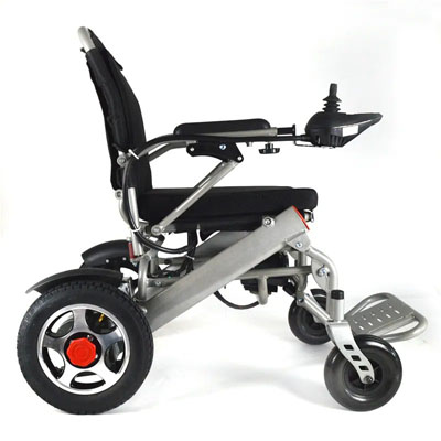 Aluminum Alloy Frame Lightweight Portable Folding Power Electric Wheelchair for Disabled