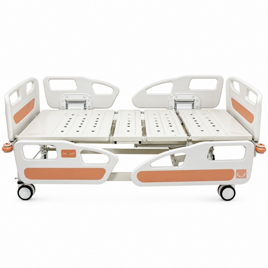 Manual 3-Function Hospital Bed with Modern Split ABS Side Rails